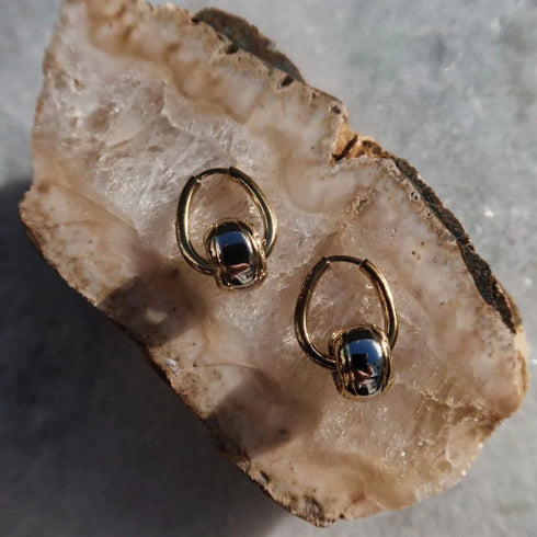Double Barrel Earrings-Queen Of The Foxes-Matakana Pharmacy