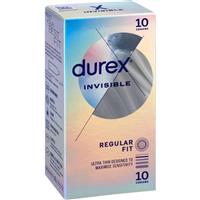 Durex Invisible Condoms 10pk-Matakana Pharmacy