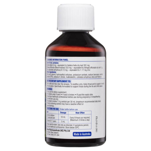 Duro-Tuss Lingering Chest+ImmneSupp 200ml-Matakana Pharmacy