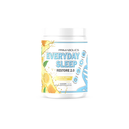 Everyday Sleep Green Tea, Lemon + Manuka Honey Powder-Primabolics-Matakana Pharmacy