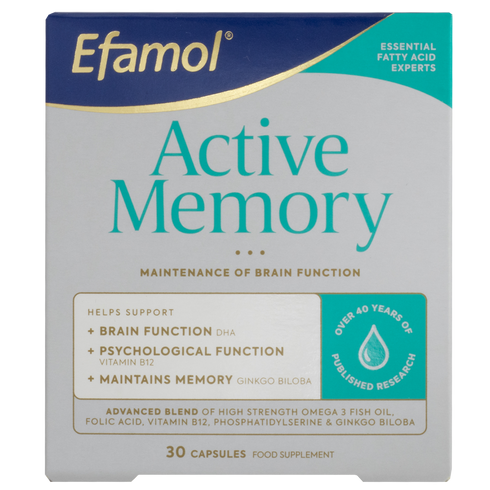 EFAMOL Active Memory Capsules 30s-EFAMOL-Matakana Pharmacy