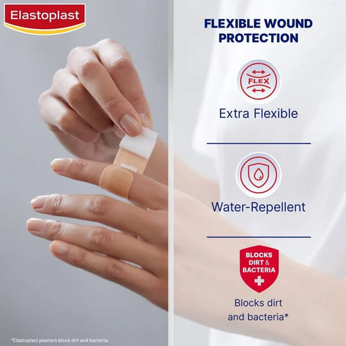 Elastoplast Water Resistant Plastic Strips 20 Pack-Elastoplast-Matakana Pharmacy