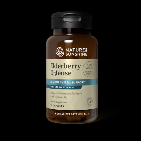 Elderberry D3fense 90 Capsules-Nature's Sunshine-Matakana Pharmacy