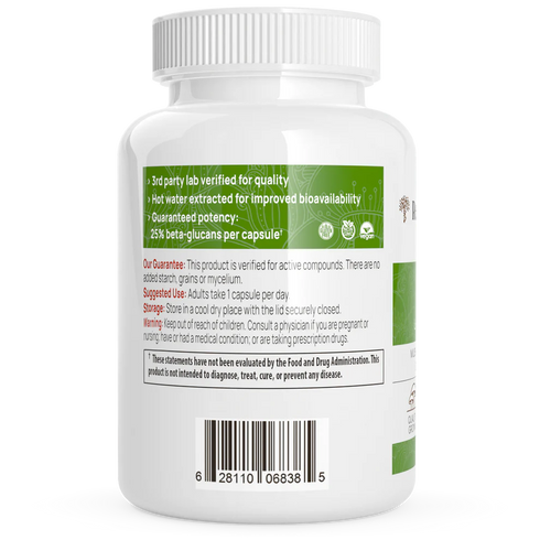 Ergo+ 60 Capsules-Real Mushrooms-Matakana Pharmacy