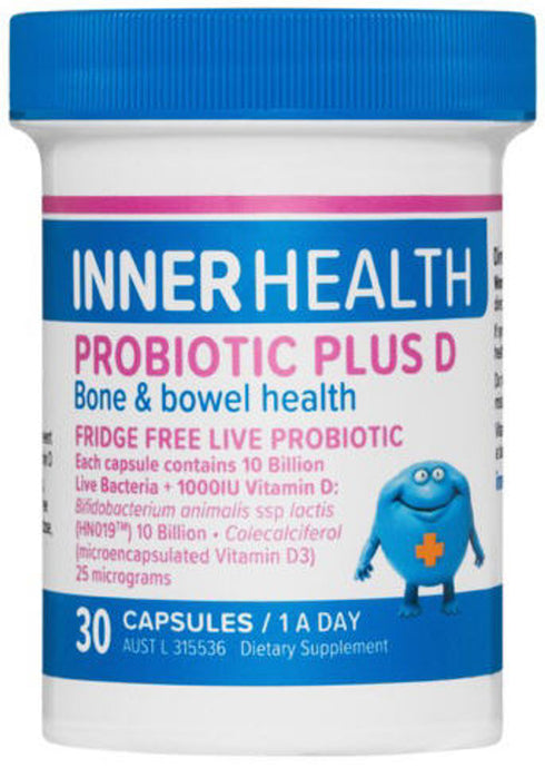 Image of inner health probiotic plus D 30 capsules