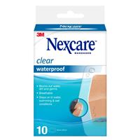 Clear Waterproof Large Bandages 10 Pack-Nexcare-Matakana Pharmacy