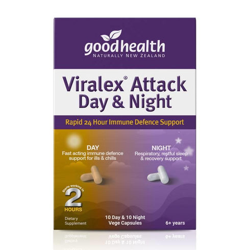 Viralex Attack Day & Night 20s-GoodHealth-Matakana Pharmacy