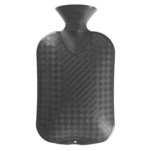 FASHY Hot Water Bottle Plain Grey 2L (Large)-Matakana Pharmacy