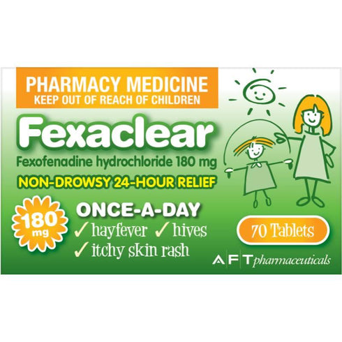 FEXACLEAR Tablet 180mg 70s-Matakana Pharmacy