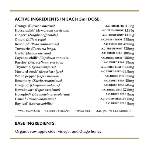 Fire Cider 200ml-Wild Dispensary-Matakana Pharmacy