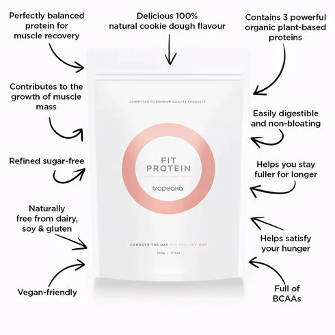 Image of Fit Protein Cookie Dough Flavour benefits
