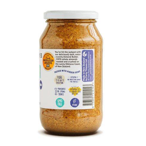 Almond Butter Crunchy 500g being served
