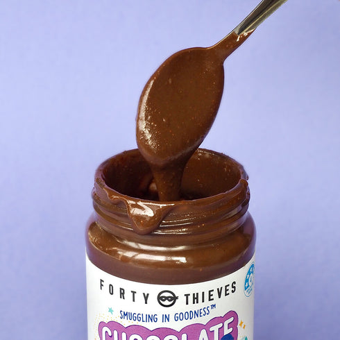 Peanut Butter Chocolate Fudge 290g being served