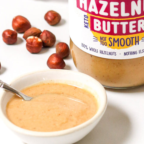 Hazelnut Butter Smooth 500g being served