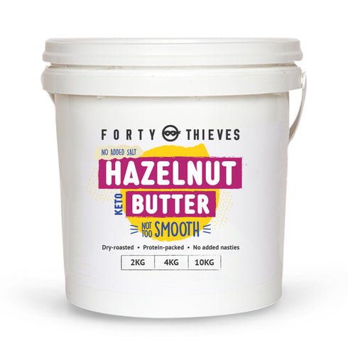 Hazelnut Butter 2kg Catering Pail, front of the catering pail