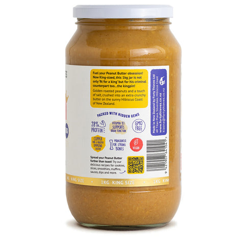 Peanut Butter Crunchy 1kg being served