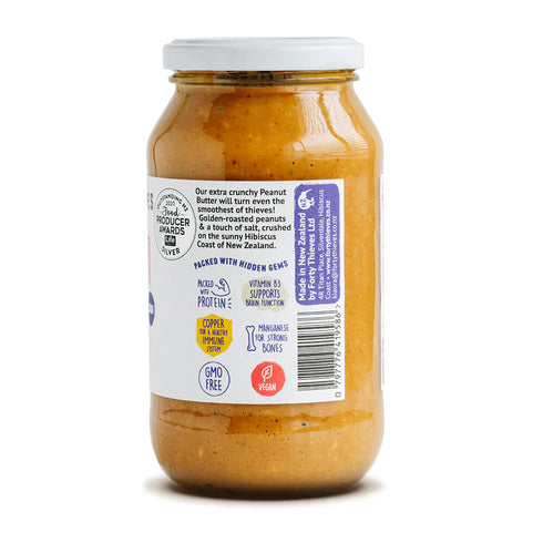 Peanut Butter Crunchy 500g being served
