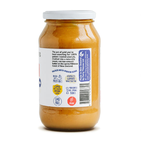 Peanut Butter Smooth 500g, label showing the ingredients and nutrition panel