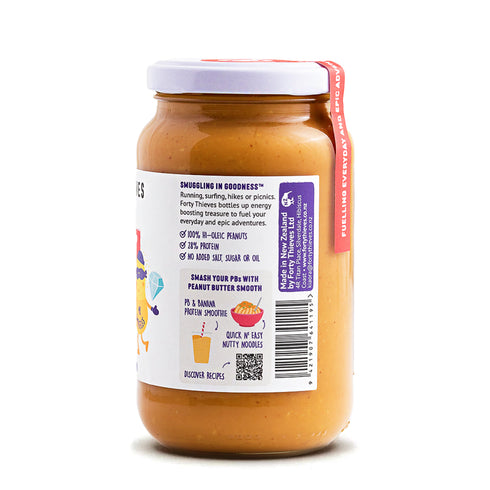 Peanut Butter Smooth 375g being served