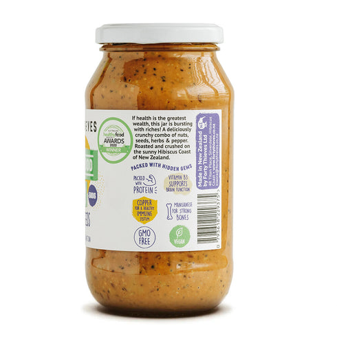 Super Food Butter: Hemp, Nut & Seeds 500g, front of the jar