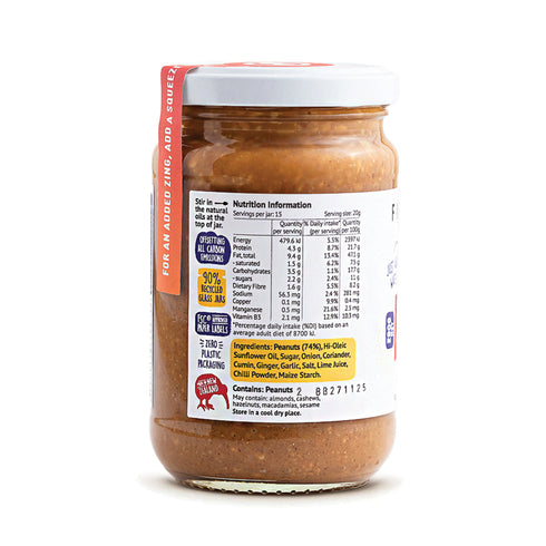 Satay Peanut Paste Mild 290g being served