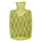 Hot Water Bottle Wavy Ribbed Green 2L-FASHY-Matakana Pharmacy