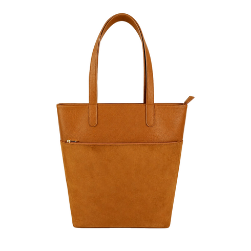 Fendalton Tote Bag | Tan Suede-Moana Road NZ-Matakana Pharmacy