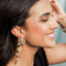 Floral Fall Earrings-Queen Of The Foxes-Matakana Pharmacy