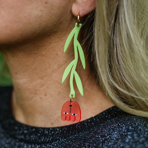 Flower Drops Earrings-Studio Soph-Matakana Pharmacy