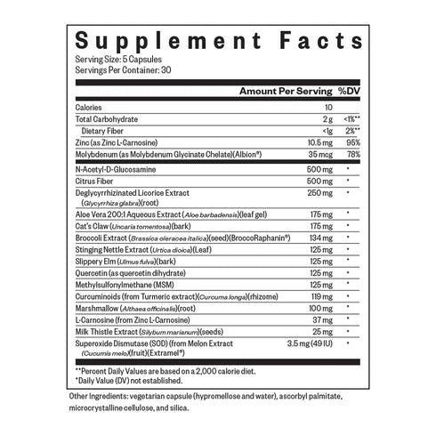Gut Nutrients 150caps-Seeking Health-Matakana Pharmacy