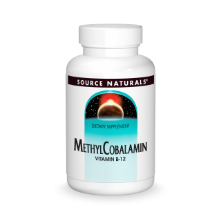 Image of source naturals Methyl Cobalamin B12 60 tablets