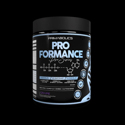 Pro Performance Pre Workout Grape Powder-Primabolics-Matakana Pharmacy