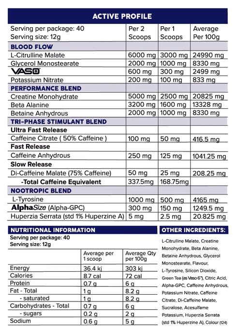 Grind + NRG Mango Powder-Primabolics-Matakana Pharmacy