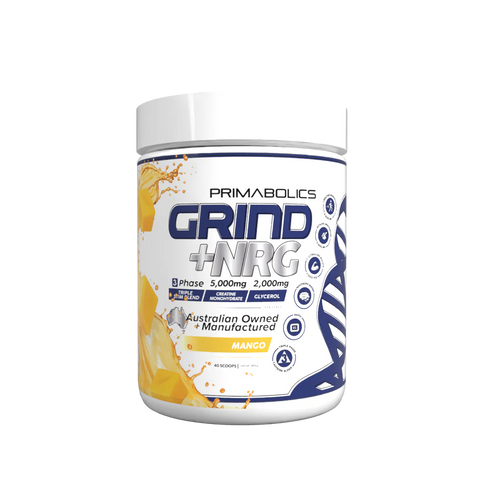 Grind + NRG Mango Powder-Primabolics-Matakana Pharmacy