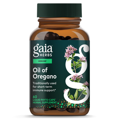Gaia Herbs Oil of Oregano, front of pack