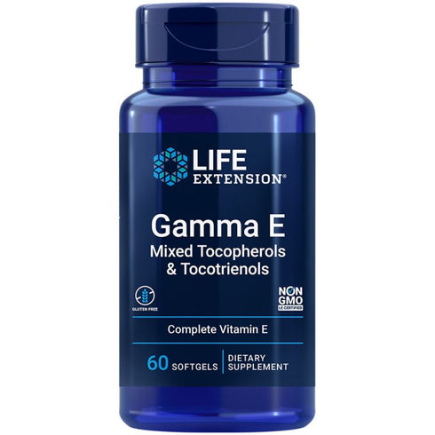 Gamma E Mixed Tocopherols & Tocotrienols 60 Softgels-Life Extension-Matakana Pharmacy
