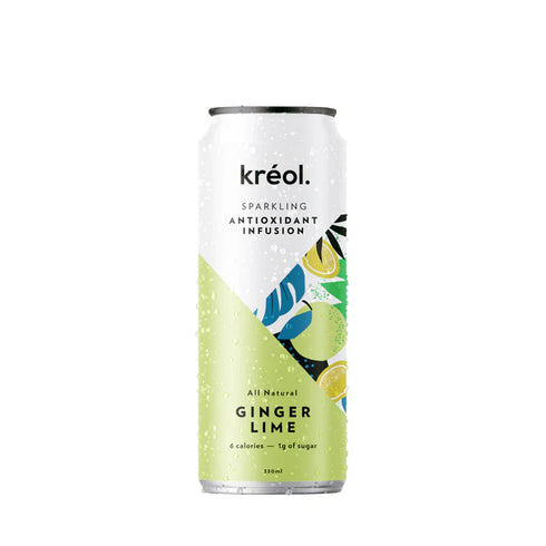 Antioxidant Infusion Ginger Lime 330ml-KREOL-Matakana Pharmacy