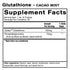 Image of Liposomal Glutathione + Cacao-Mint supplement facts