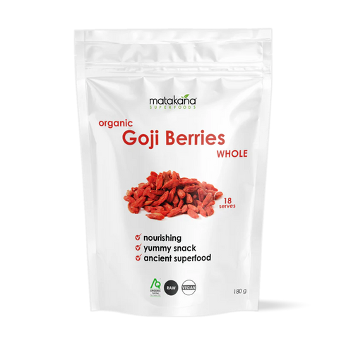 Image of Goji Berries Whole Organic 180g