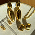 Earrings - Tabular Gold-Queen Of The Foxes-Matakana Pharmacy