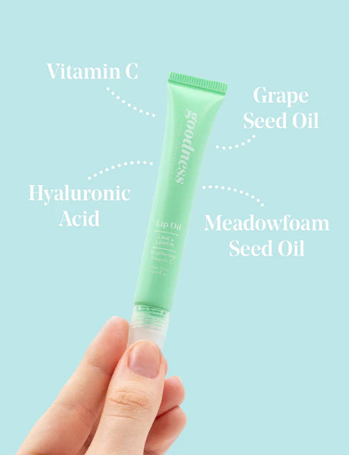 Be Lush Lip Oil Lime Lemon 10g-Matakana Pharmacy