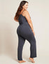 Image of Boody sleep pants in storm colour from back