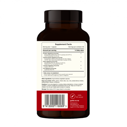 Gut Digest 60 Capsules-Gutsi-Matakana Pharmacy
