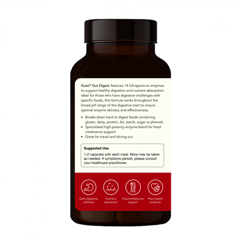 Gut Digest 60 Capsules-Gutsi-Matakana Pharmacy