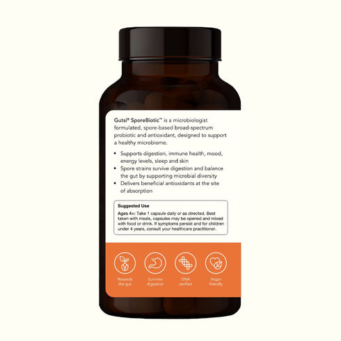 Image of SporeBiotic 30caps suggested use