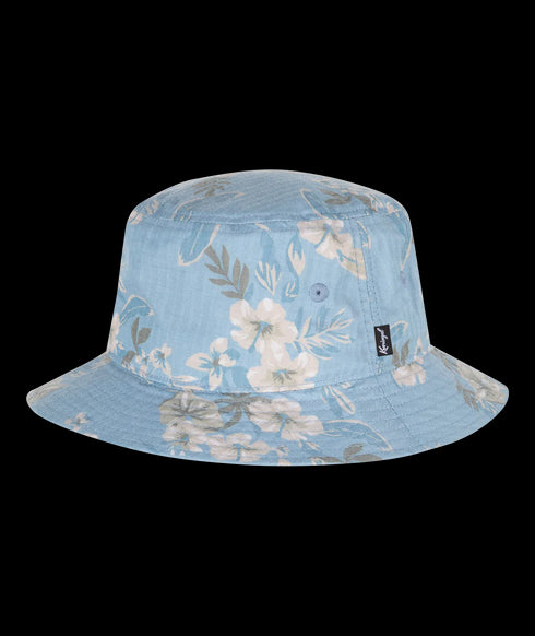 side on image of MENS Bucket Hat CHAMBRAY M/L