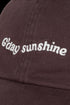 Womens Dad Cap Slogan Bay Espresso One Size-Kooringal-Matakana Pharmacy