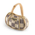 Checker Chewy Vuiton Handbag Squeaker Dog Toy Small / Mini-Haute Diggity Dog-Matakana Pharmacy