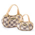 Checker Chewy Vuiton Handbag Squeaker Dog Toy Small / Mini-Haute Diggity Dog-Matakana Pharmacy