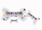 White Chewy Vuiton Bones Squeaker Dog Toy Large-Haute Diggity Dog-Matakana Pharmacy